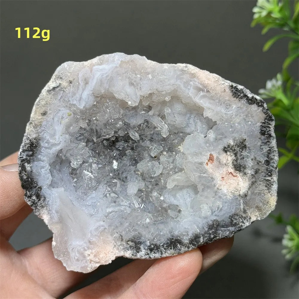 Géode d'Agate Naturelle, Pierre de Guérison Déco