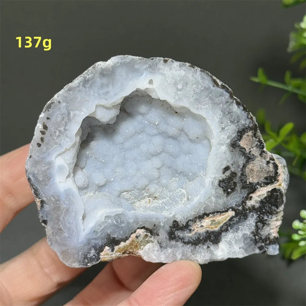 Géode d'Agate Naturelle, Pierre de Guérison Déco