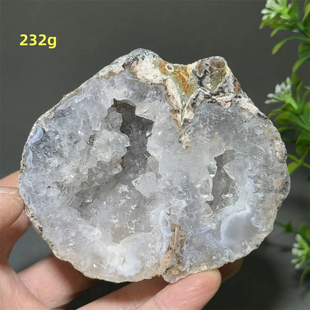 Géode d'Agate Naturelle, Pierre de Guérison Déco