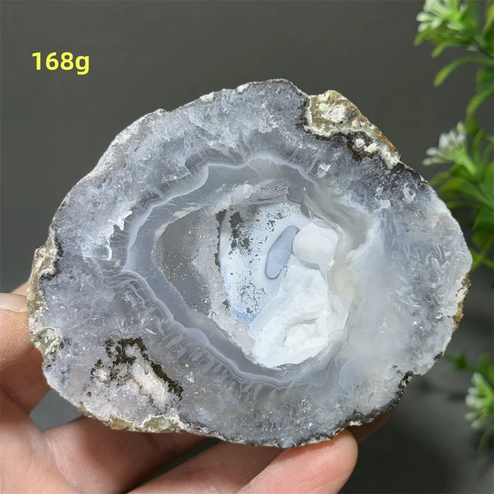 Géode d'Agate Naturelle, Pierre de Guérison Déco