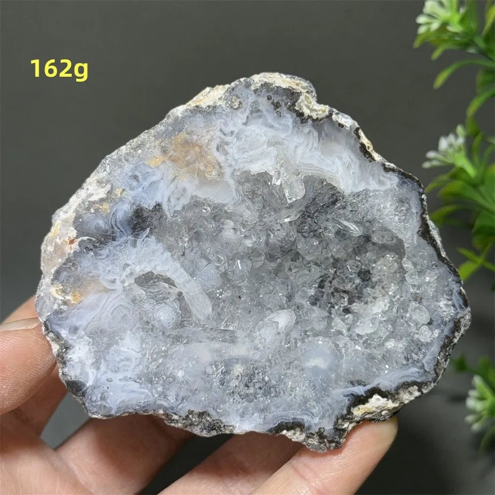 Géode d'Agate Naturelle, Pierre de Guérison Déco
