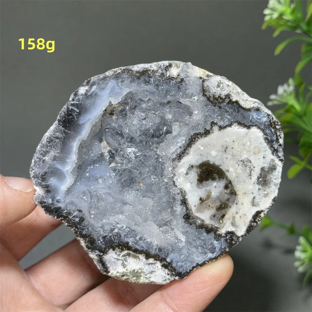 Géode d'Agate Naturelle, Pierre de Guérison Déco