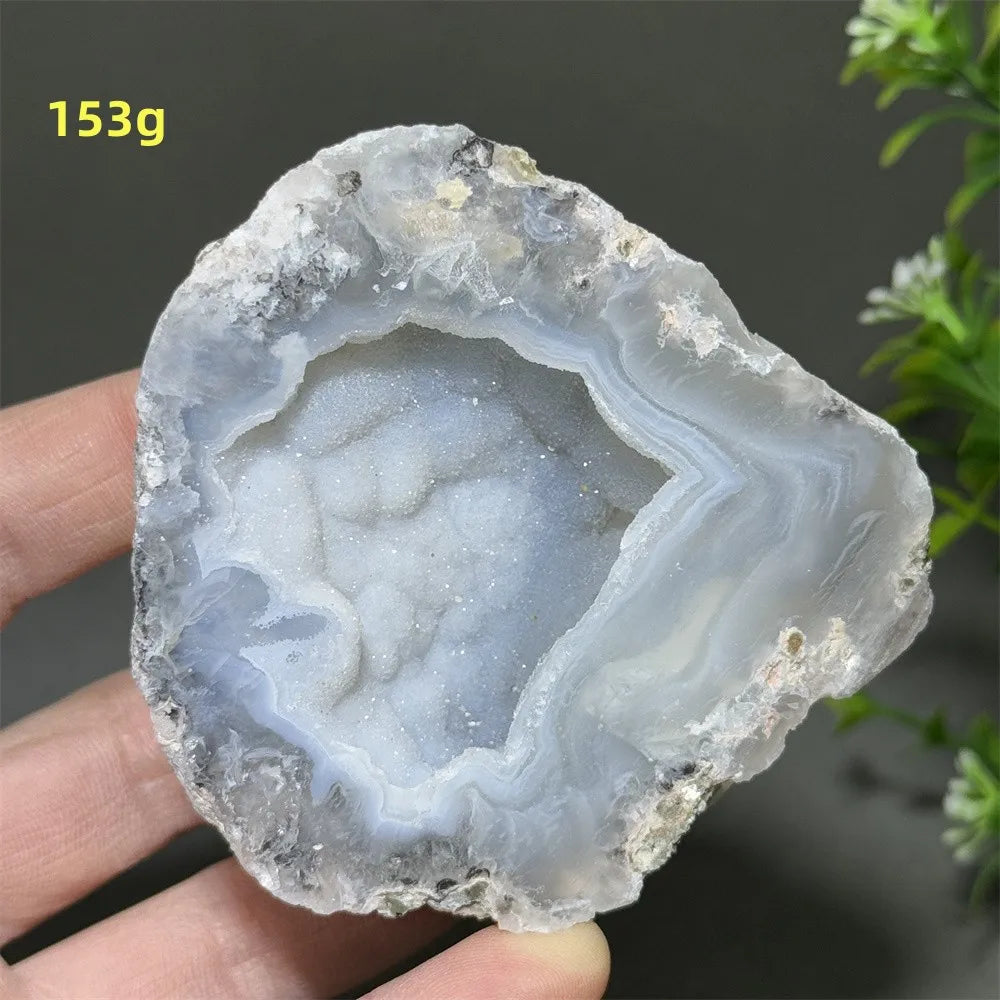 Géode d'Agate Naturelle, Pierre de Guérison Déco