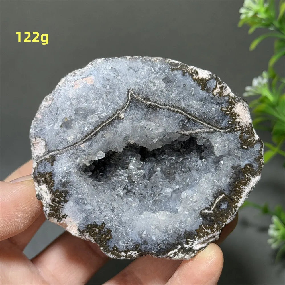 Géode d'Agate Naturelle, Pierre de Guérison Déco