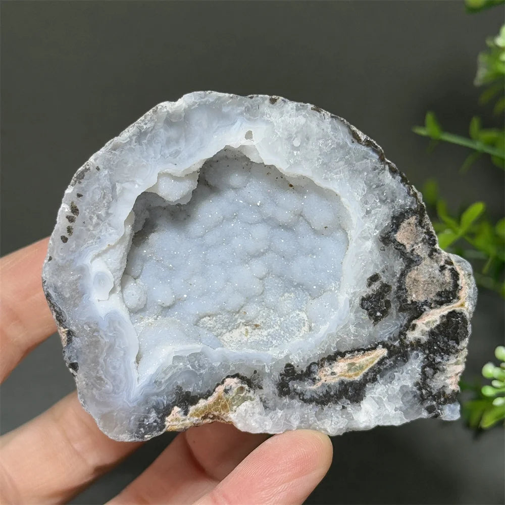 Géode d'Agate Naturelle, Pierre de Guérison Déco