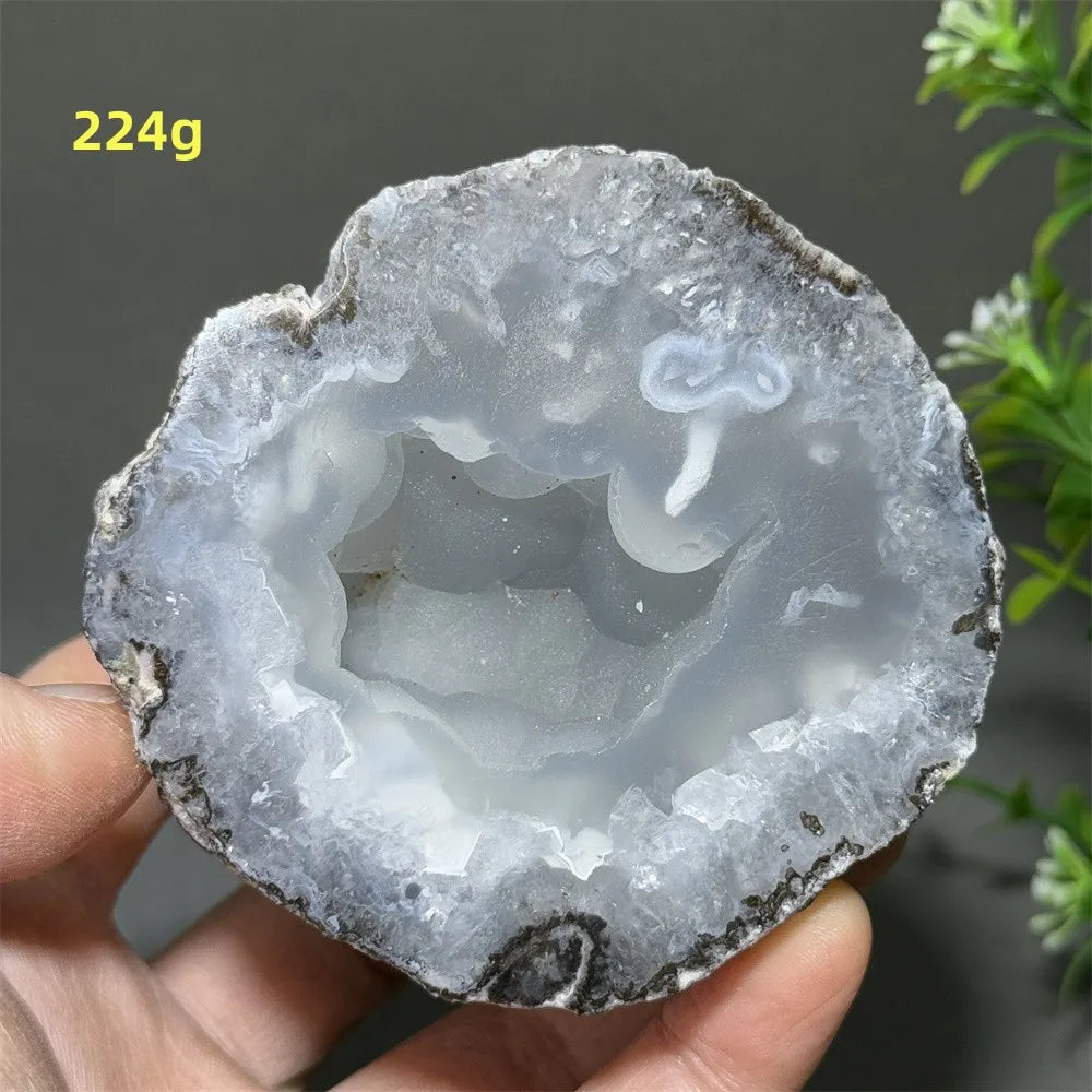 Géode d'Agate Naturelle, Pierre de Guérison Déco