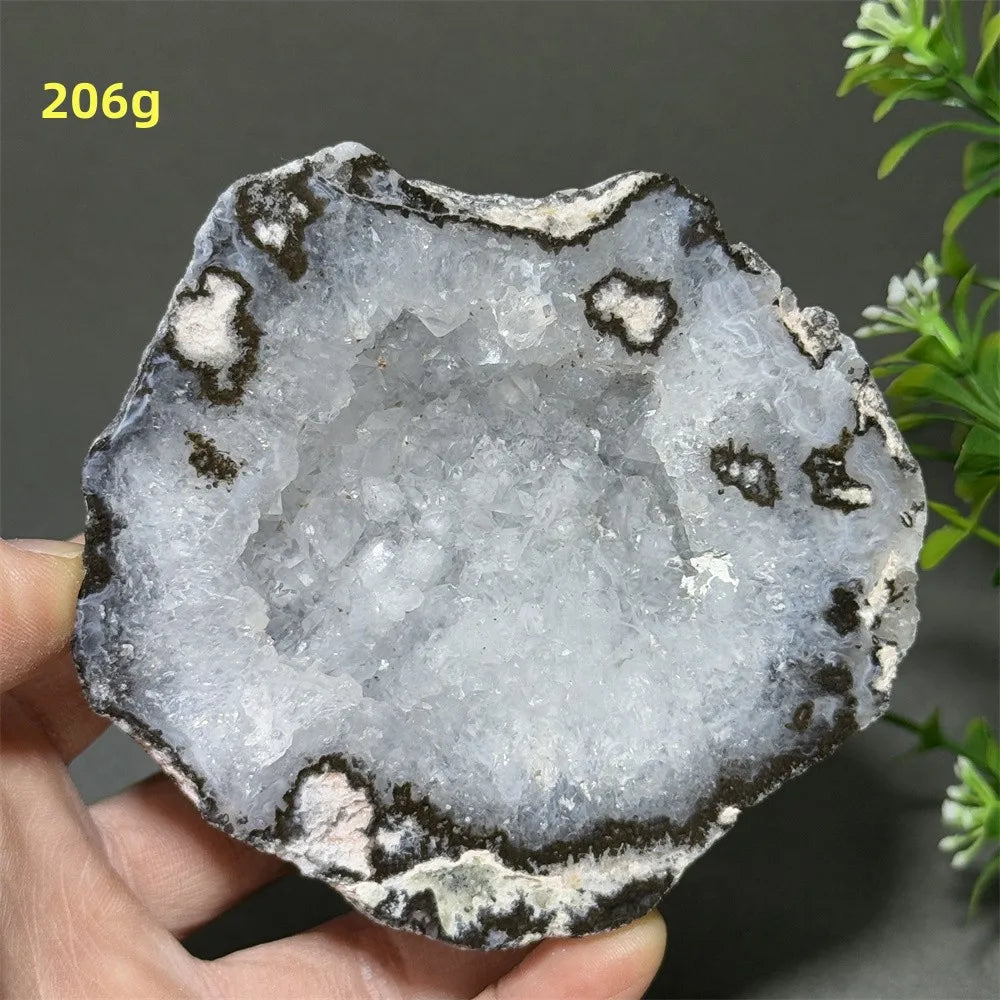 Géode d'Agate Naturelle, Pierre de Guérison Déco