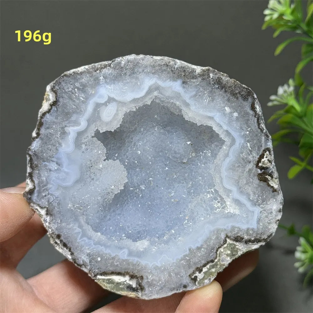 Géode d'Agate Naturelle, Pierre de Guérison Déco