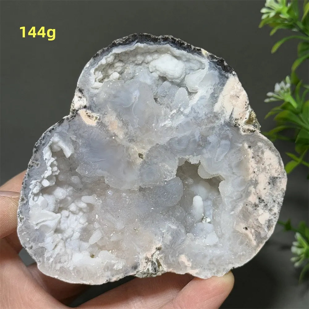 Géode d'Agate Naturelle, Pierre de Guérison Déco