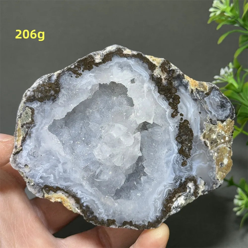 Géode d'Agate Naturelle, Pierre de Guérison Déco