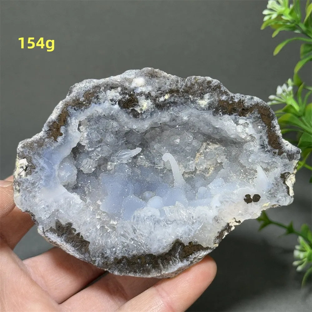 Géode d'Agate Naturelle, Pierre de Guérison Déco