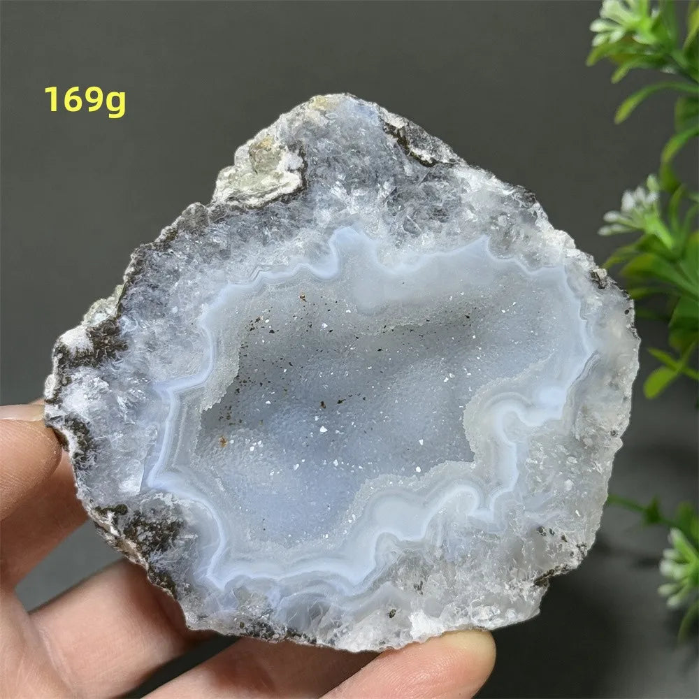 Géode d'Agate Naturelle, Pierre de Guérison Déco